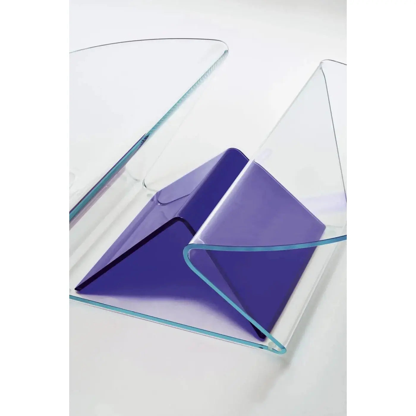 Plissé Low Glass Table | Glas Italia | JANGEORGe Interior Design