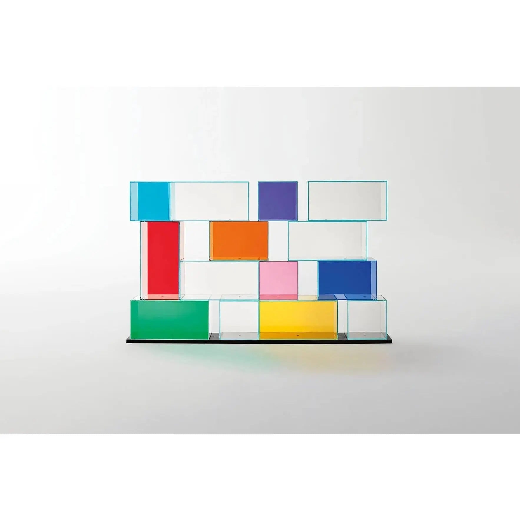 Quantum Glass Bookcase | Glas Italia | JANGEORGe Interior Design
