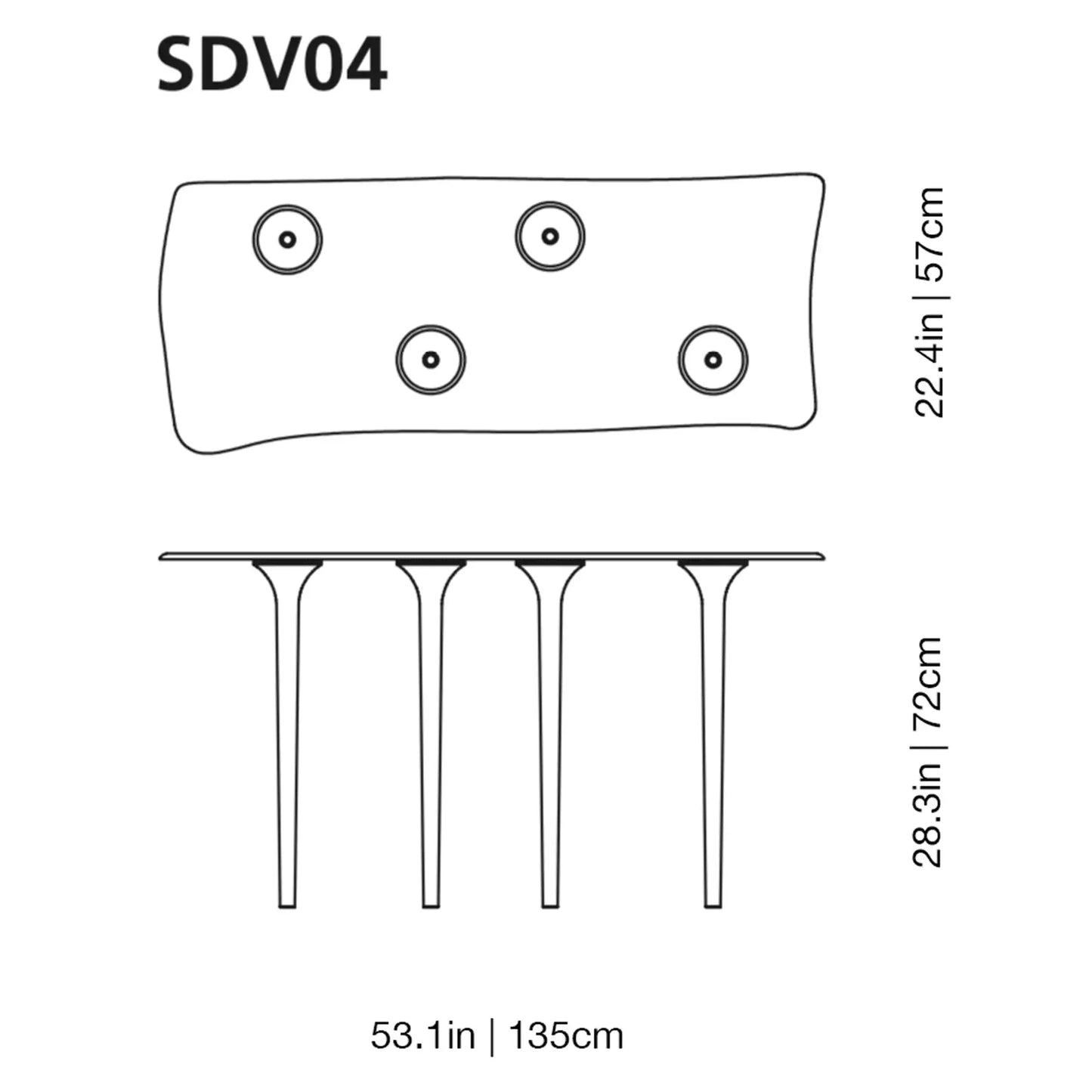 Specchio di Venere Glass Table | Glas Italia | JANGEORGe Interior Design