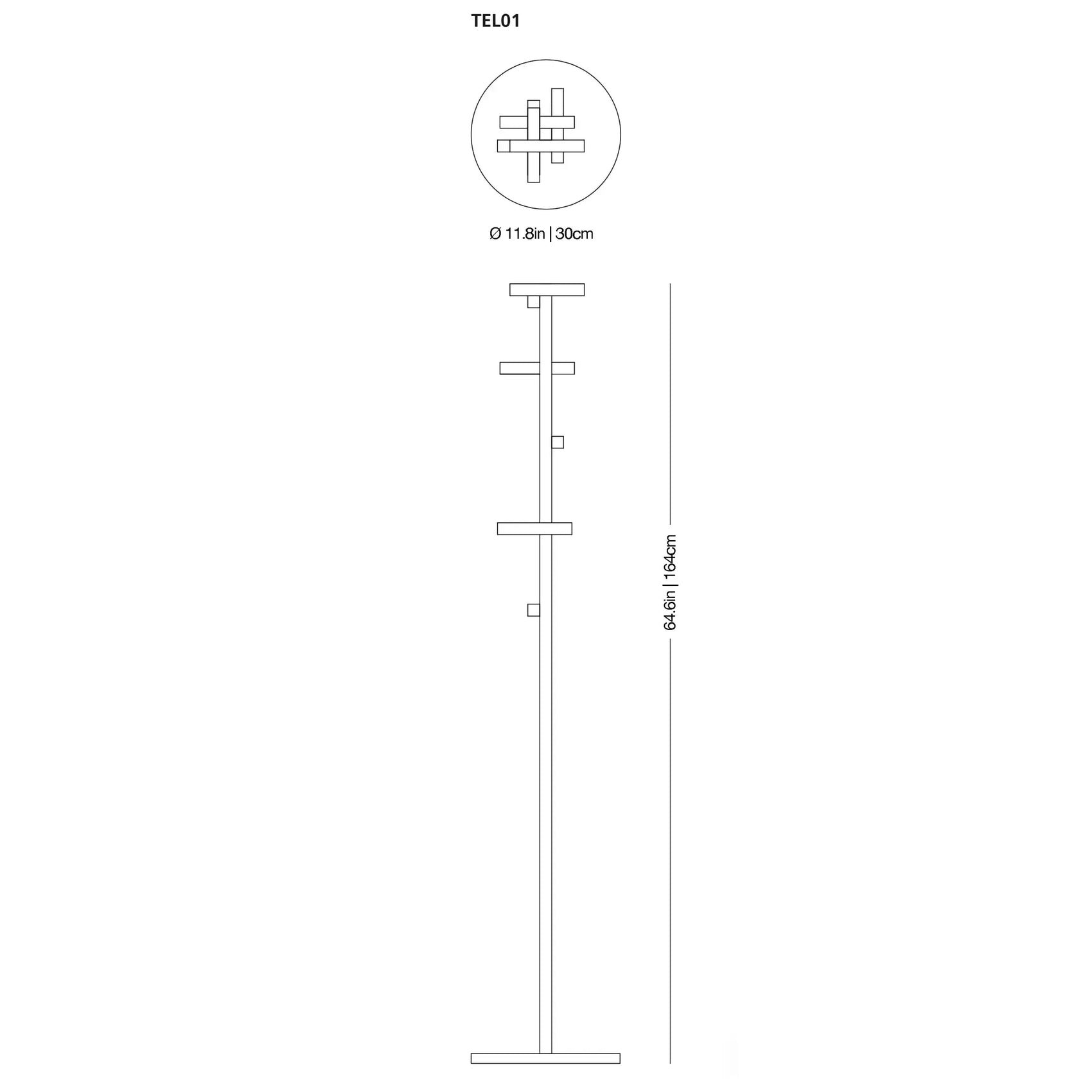 Telegrafo Coat Stand | Glas Italia | JANGEORGe Interior Design