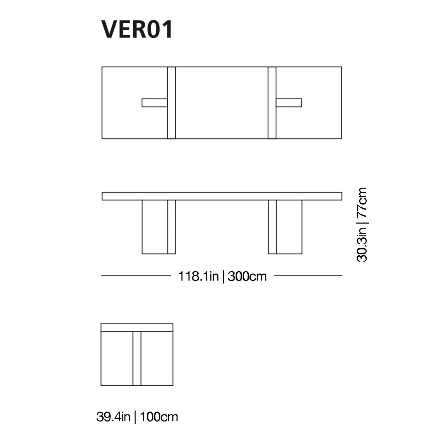 Verglas Console Table | Glas Italia | JANGEORGe Interior Design