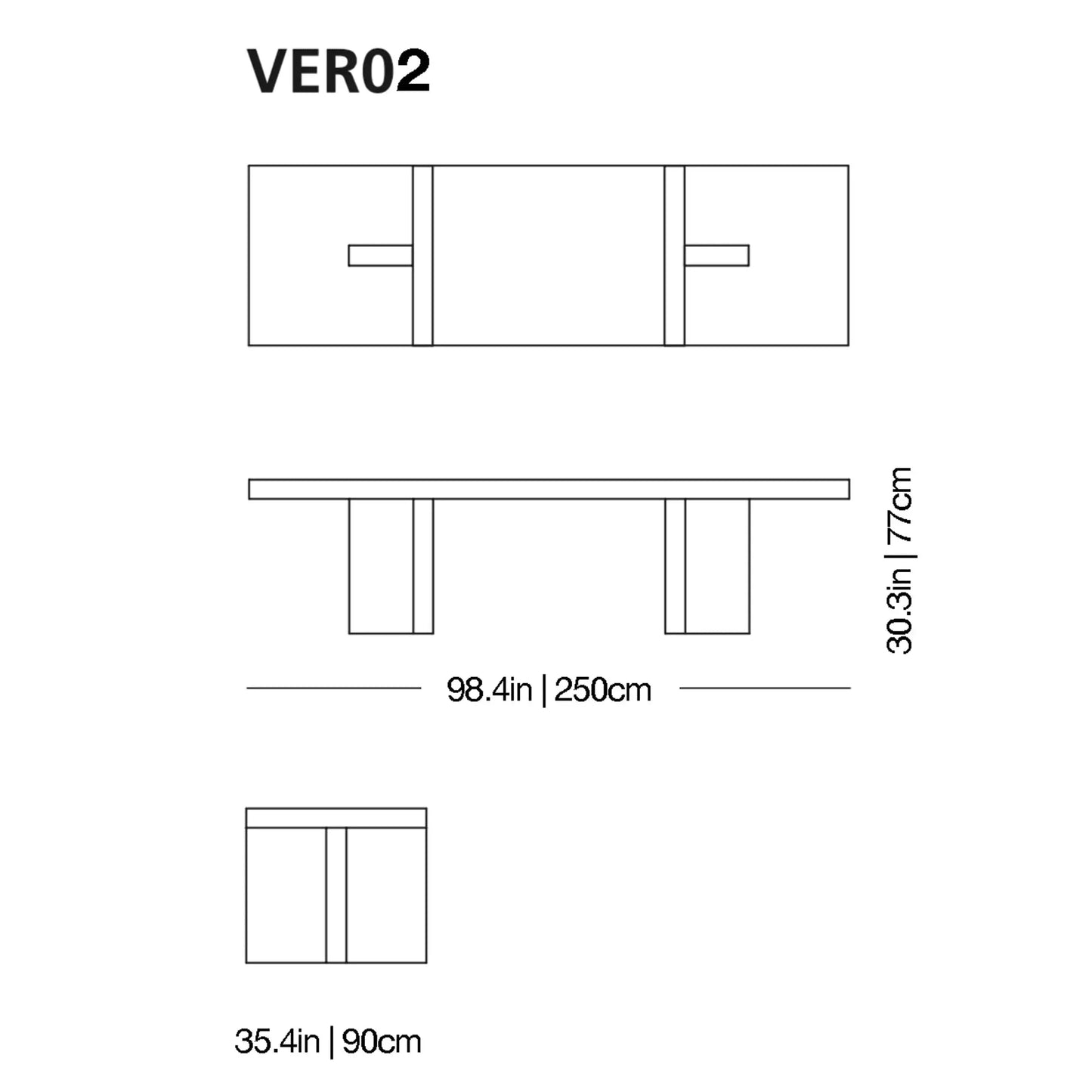 Verglas Console Table | Glas Italia | JANGEORGe Interior Design