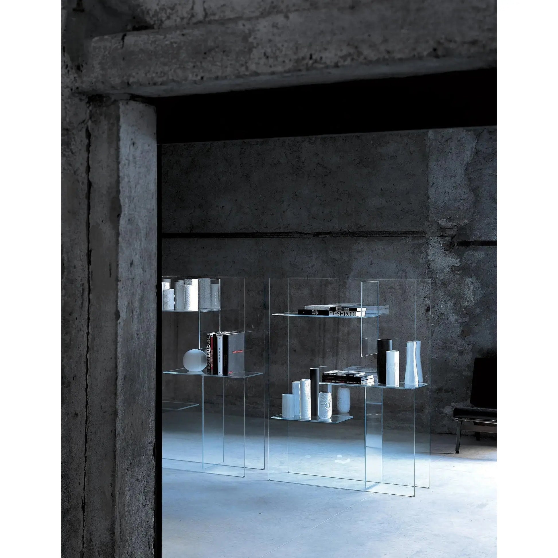 Transfix Glass Storage Unit | Glas Italia | JANGEORGe Interior Design