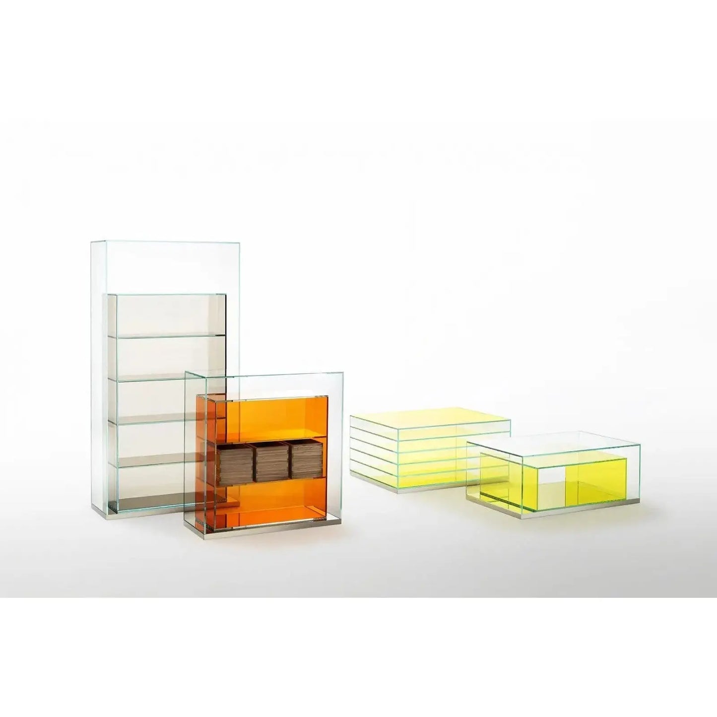 Boxinbox Low Glass Table | Glas Italia | JANGEORGe Interior Design