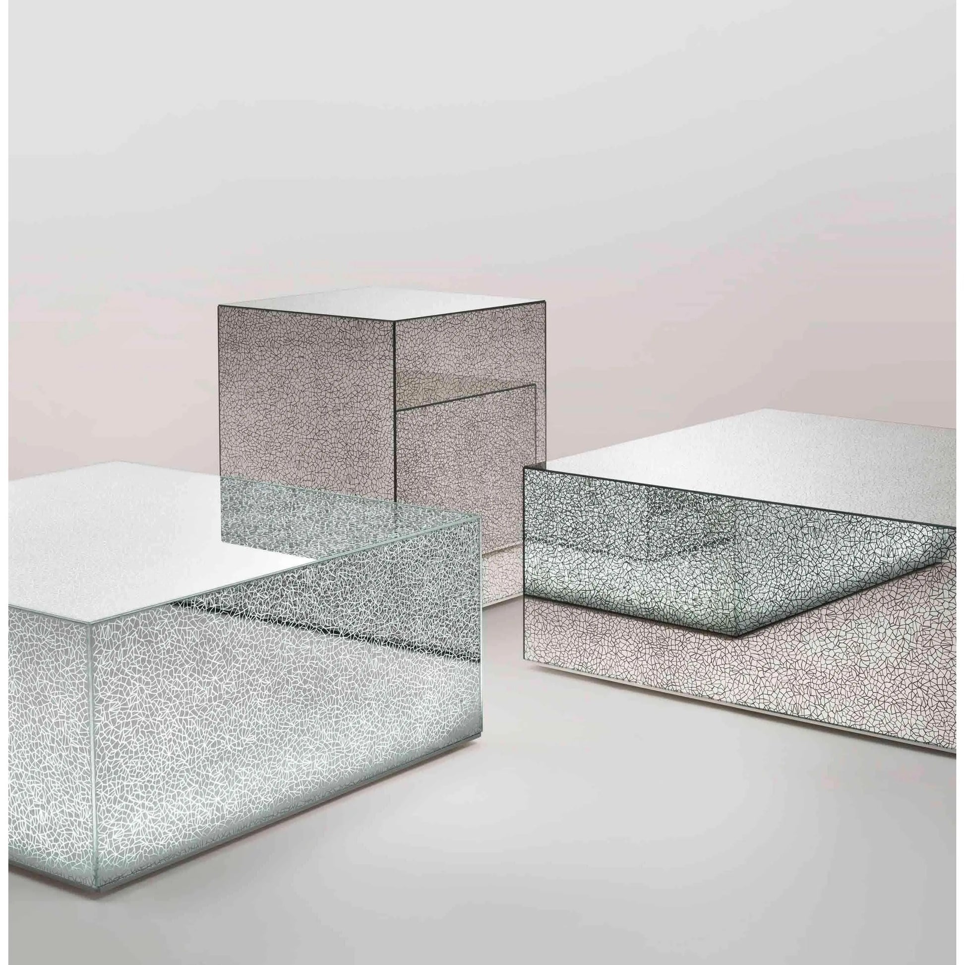Crack Low Glass Table | Glas Italia | JANGEORGe Interior Design