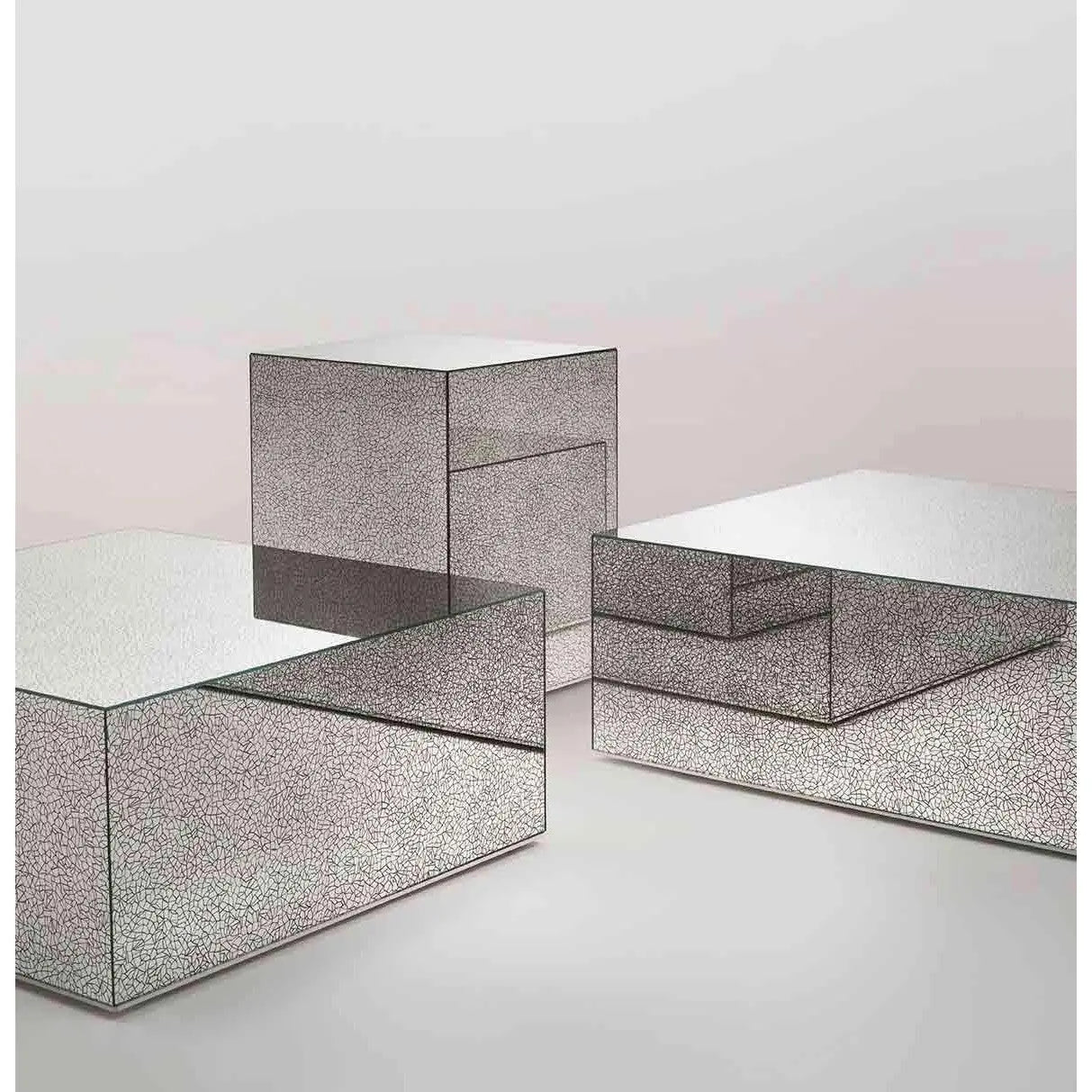 Crack Low Glass Table | Glas Italia | JANGEORGe Interior Design