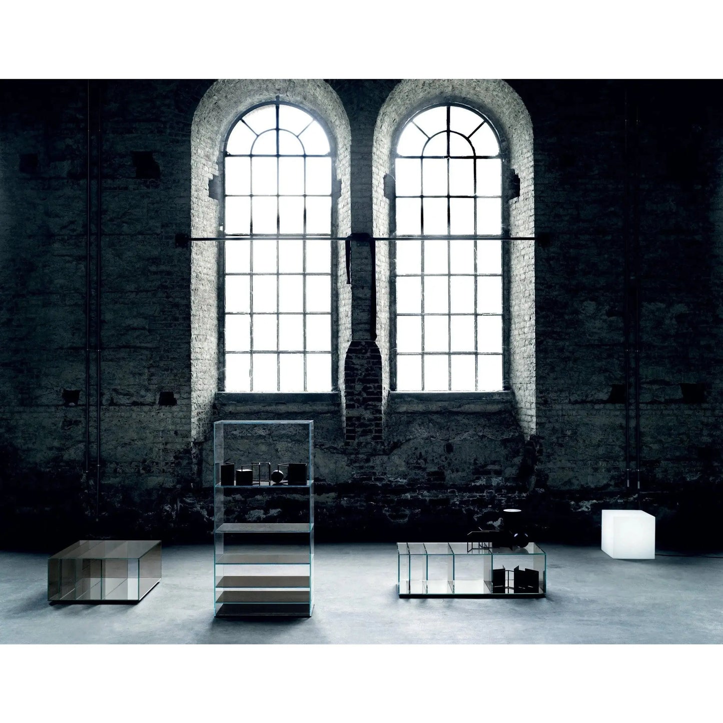 Deep Sea Low Glass Table | Glas Italia | JANGEORGe Interior Design