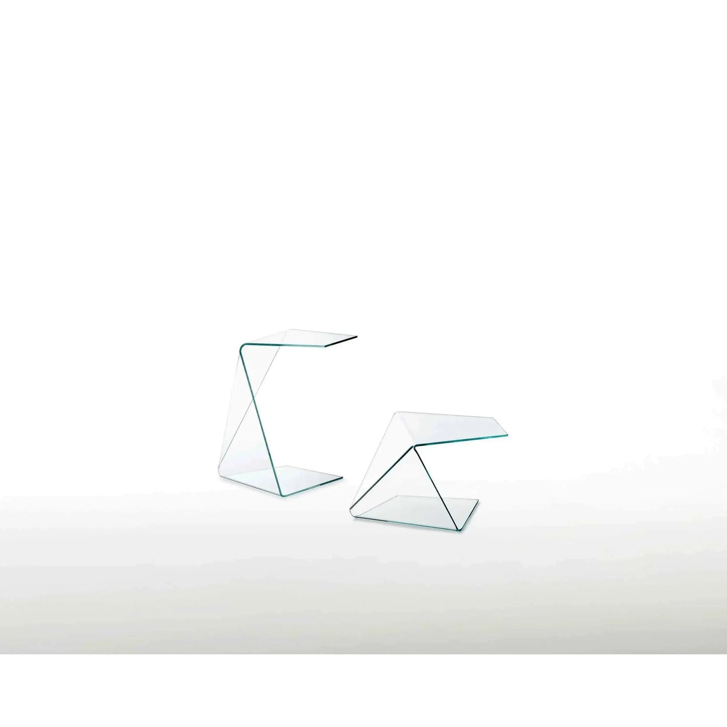 Harold and Maude Low Glass Table | Glas Italia | JANGEORGe Interior Design