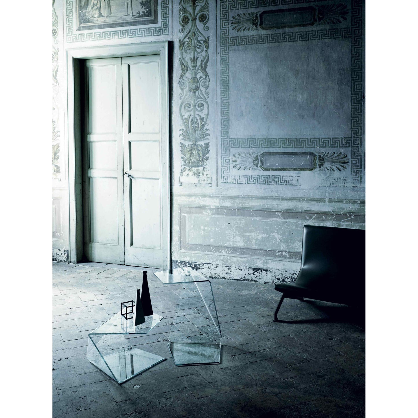 Harold and Maude Low Glass Table | Glas Italia | JANGEORGe Interior Design