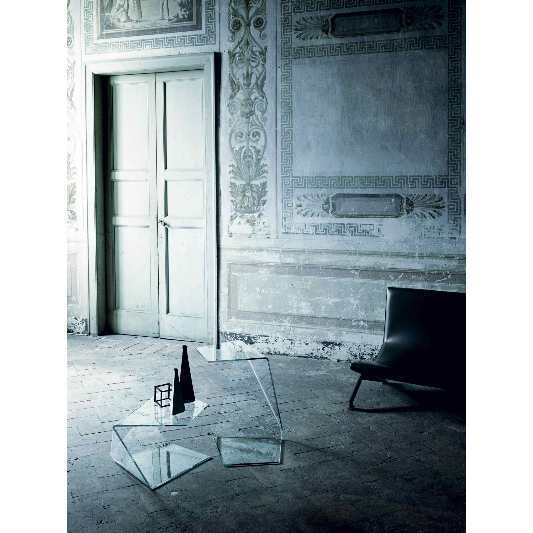 Harold and Maude Low Glass Table | Glas Italia | JANGEORGe Interior Design