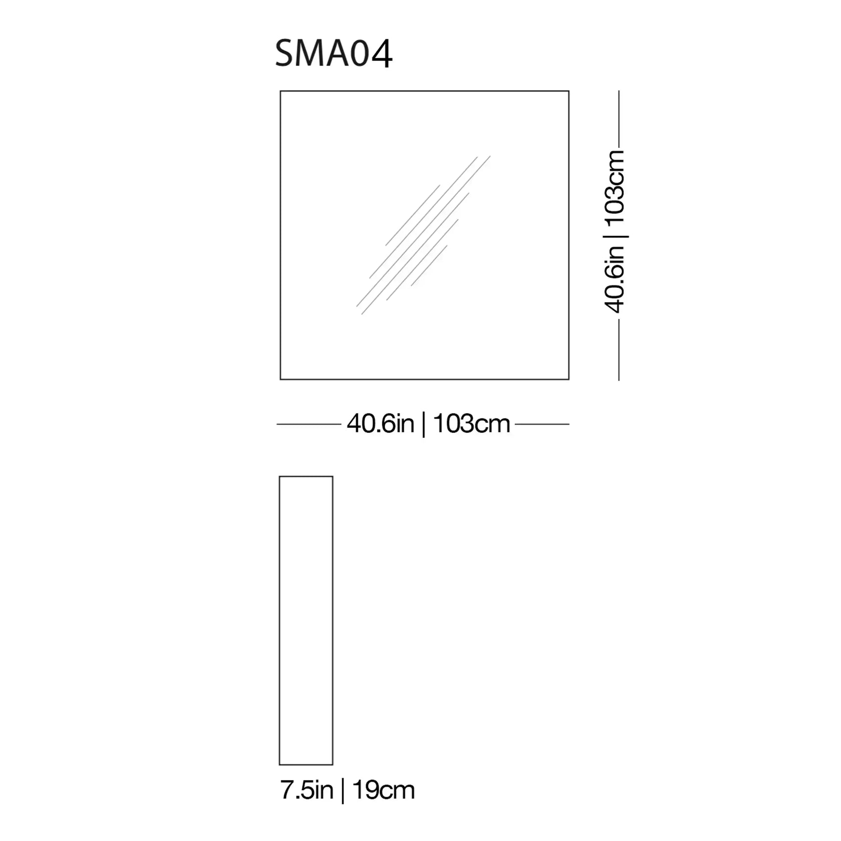 I Massi Mirror | Glas Italia | JANGEORGe Interior Design