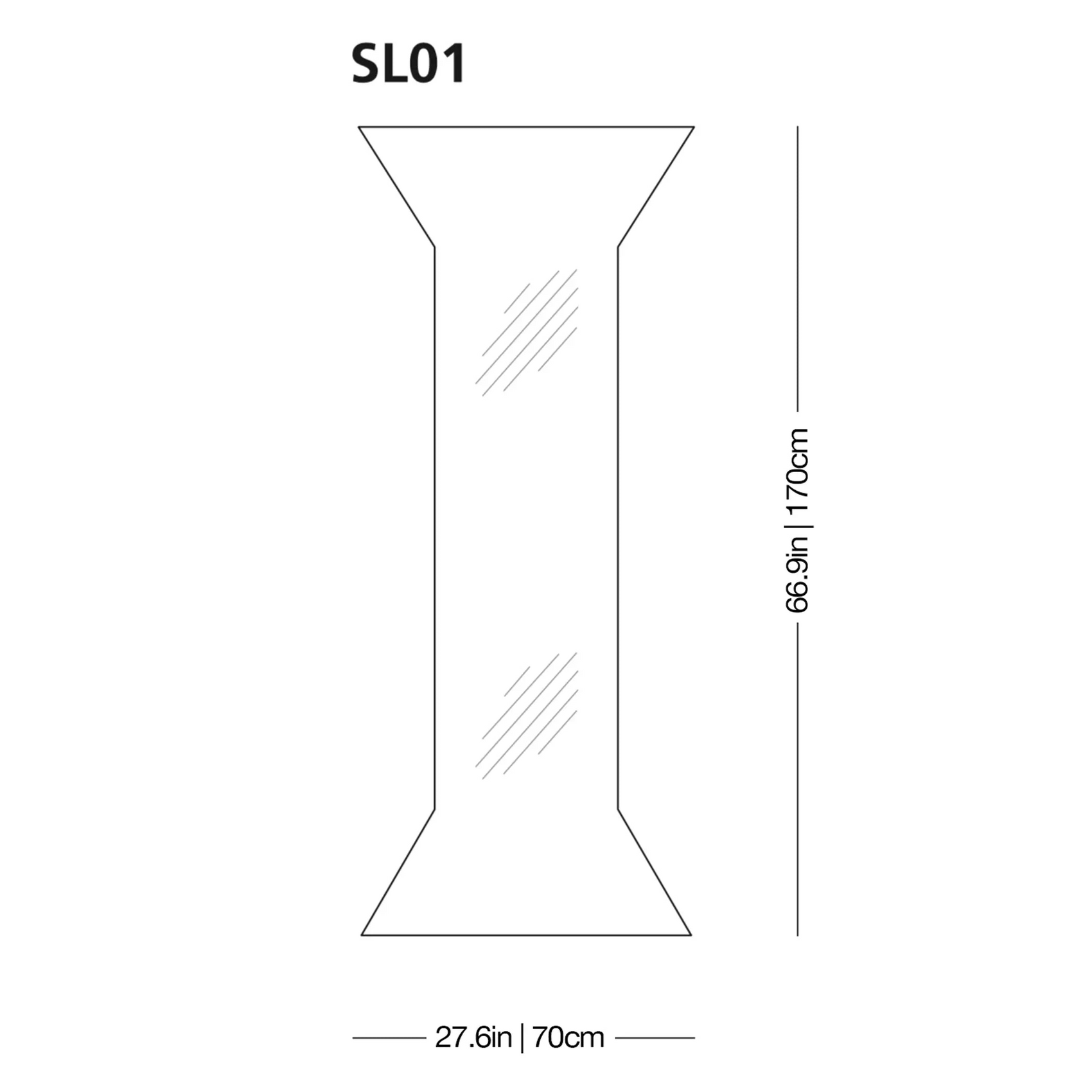 Lesena Mirror | Glas Italia | JANGEORGe Interior Design