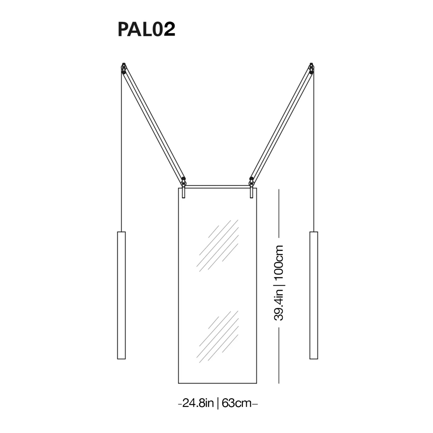 Palanco Mirror | Glas Italia | JANGEORGe Interior Design