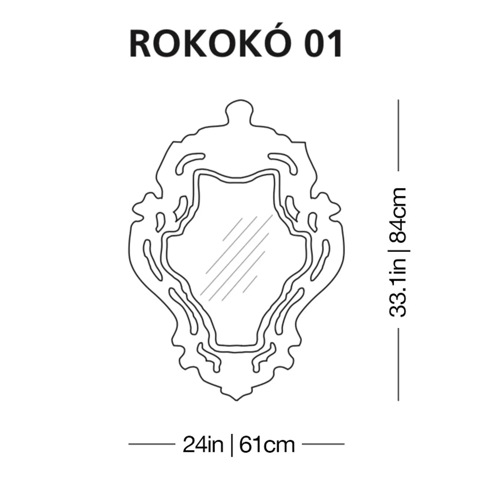 Rokokó Mirror | Glas Italia | JANGEORGe Interior Design