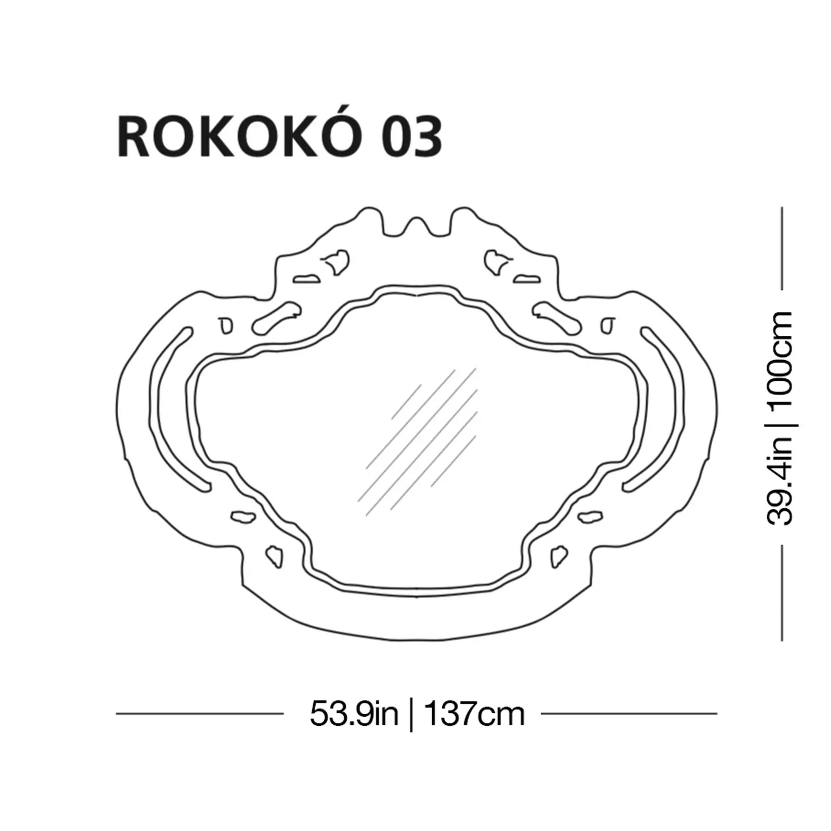 Rokokó Mirror | Glas Italia | JANGEORGe Interior Design