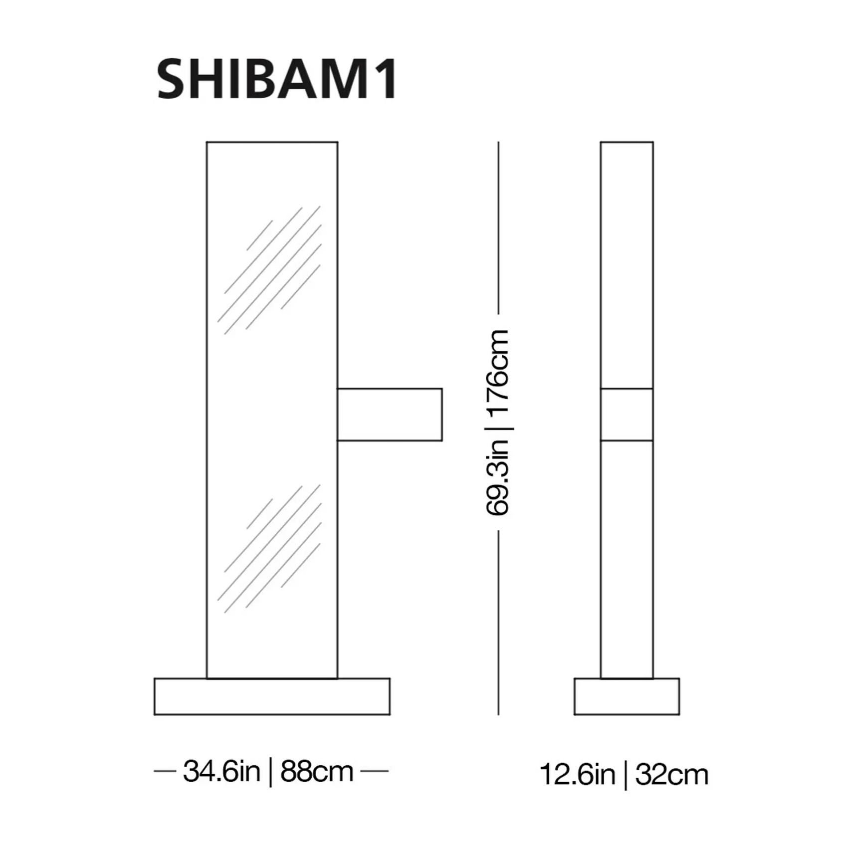 Shibam 1 Mirror | Glas Italia | JANGEORGe Interior Design