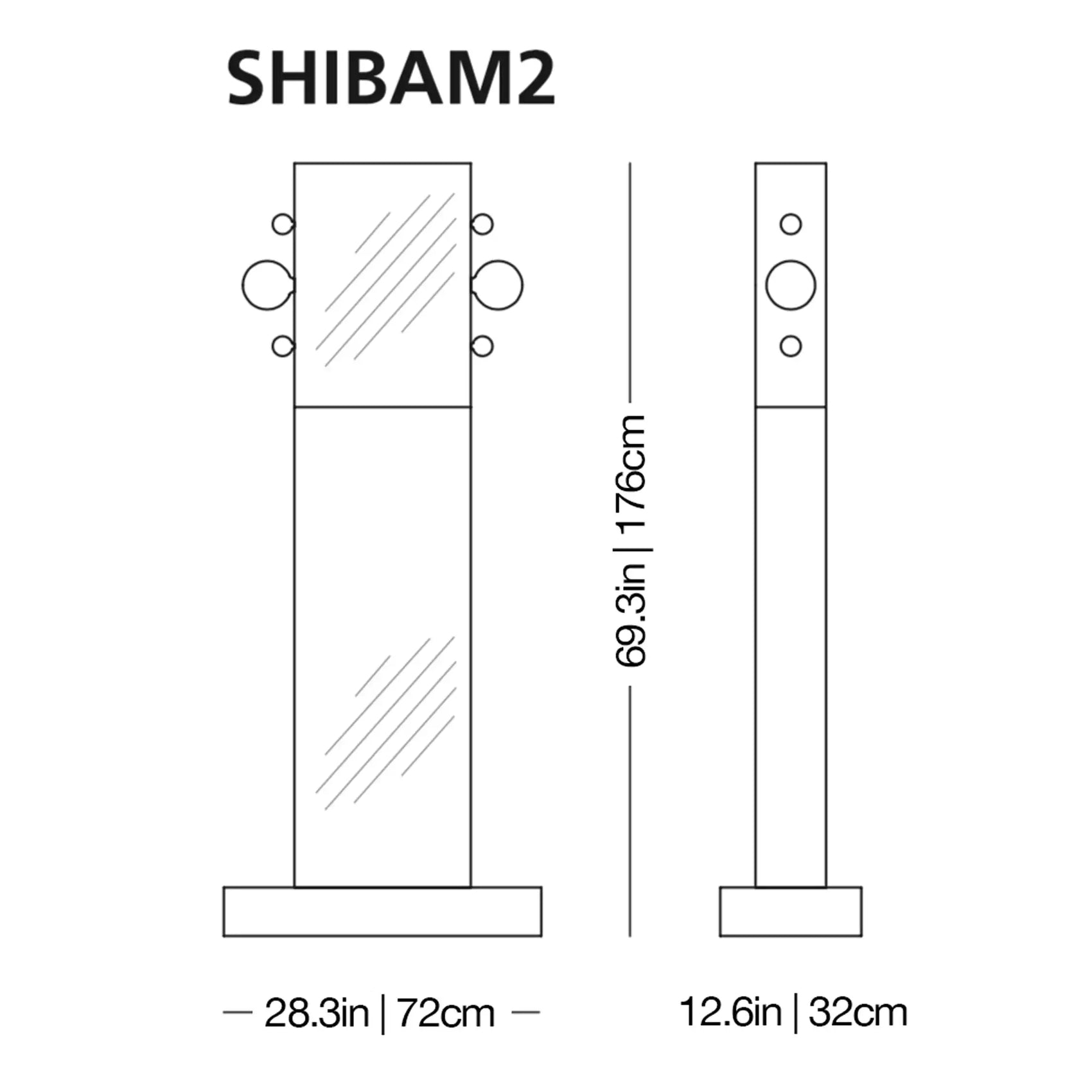 Shibam 2 Mirror | Glas Italia | JANGEORGe Interior Design