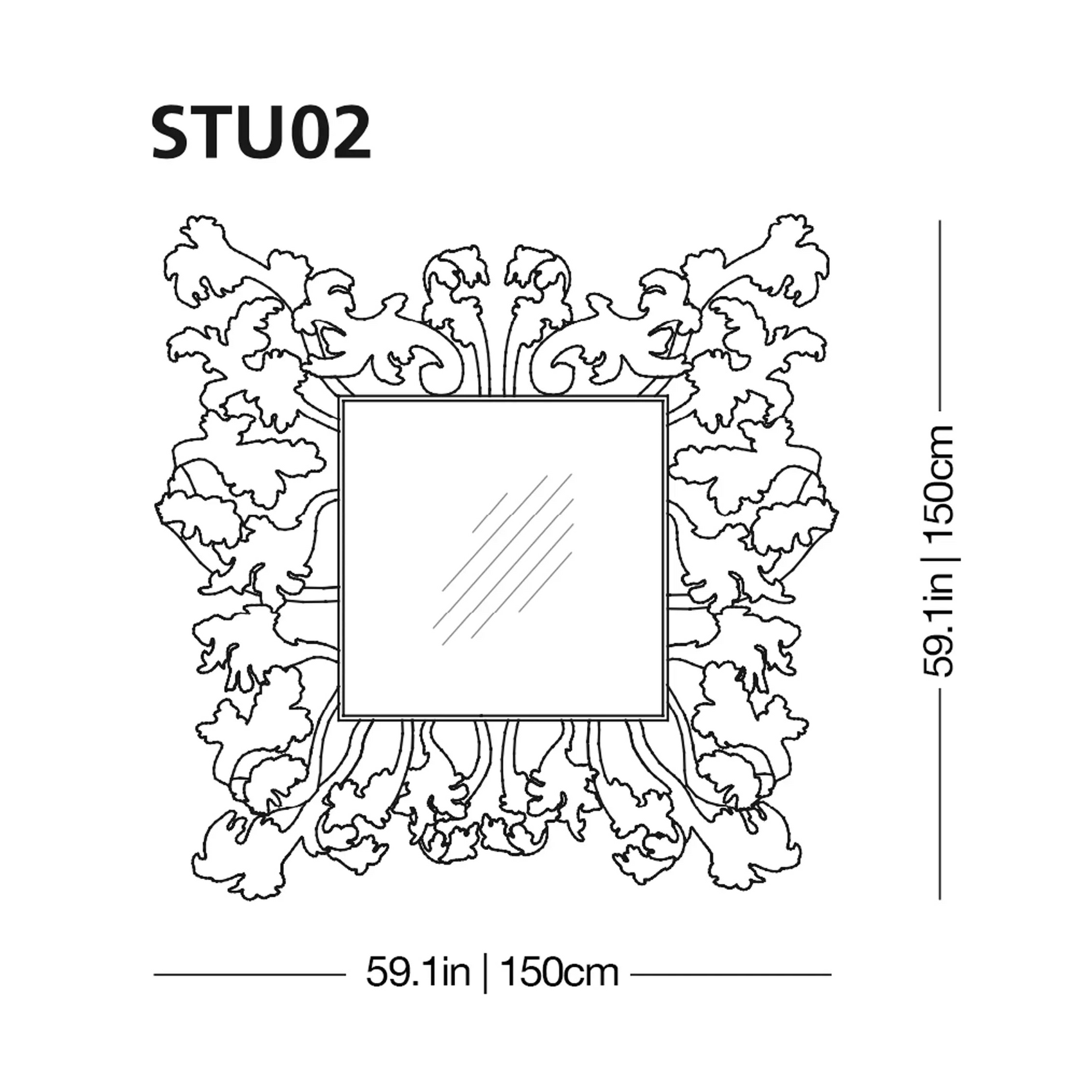 Sturm und Drang Mirror | Glas Italia | JANGEORGe Interior Design