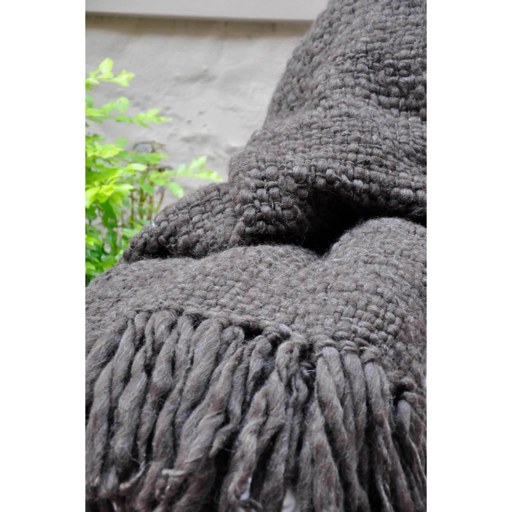 Flame - Chunky Knit Blanket | Homelosophy | JANGEORGe Interior Design