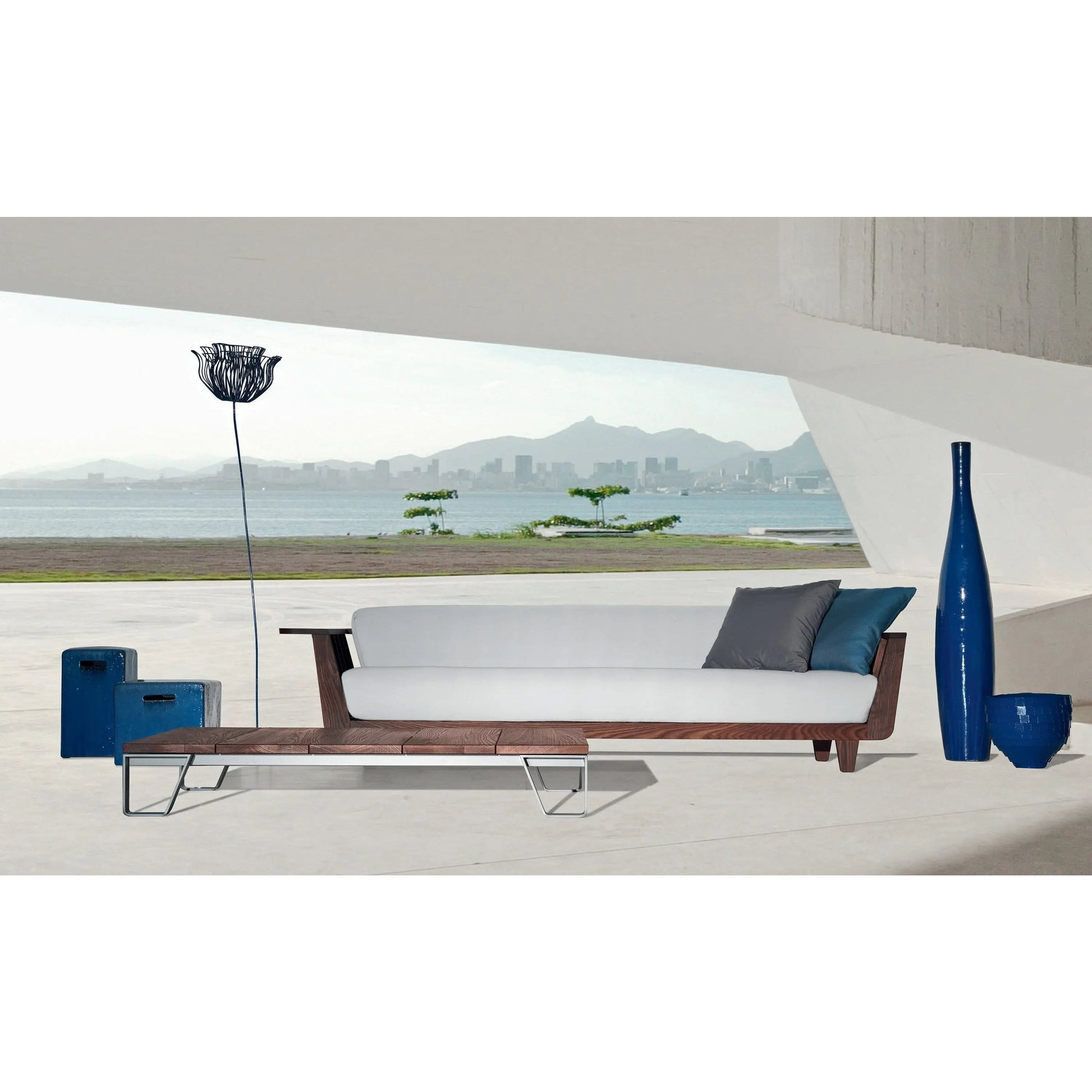 InOut 44 Ceramic Side Table / Ottoman | Gervasoni | JANGEORGe Interior Design