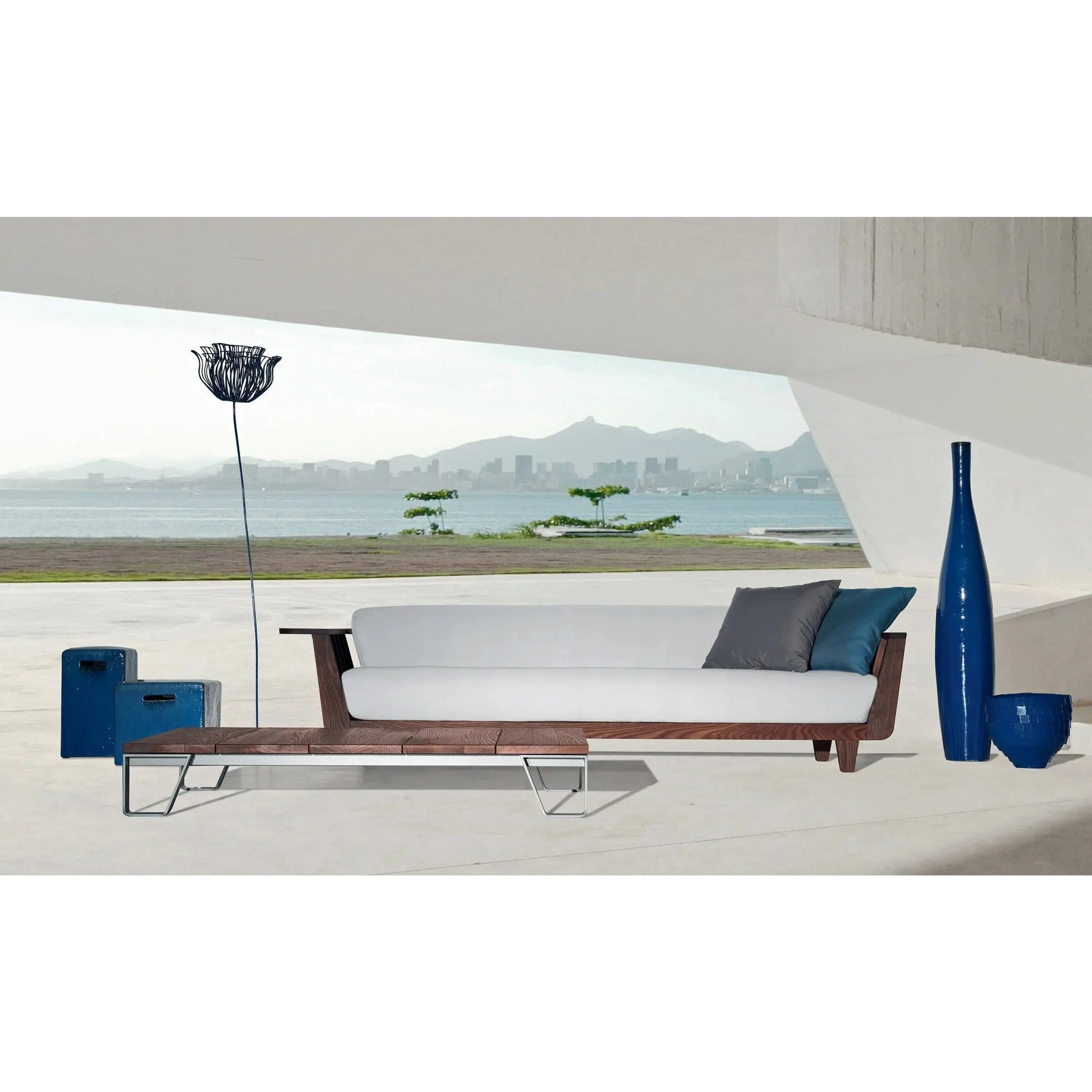 InOut 42 Ceramic Side Table / Ottoman | Gervasoni | JANGEORGe Interior Design