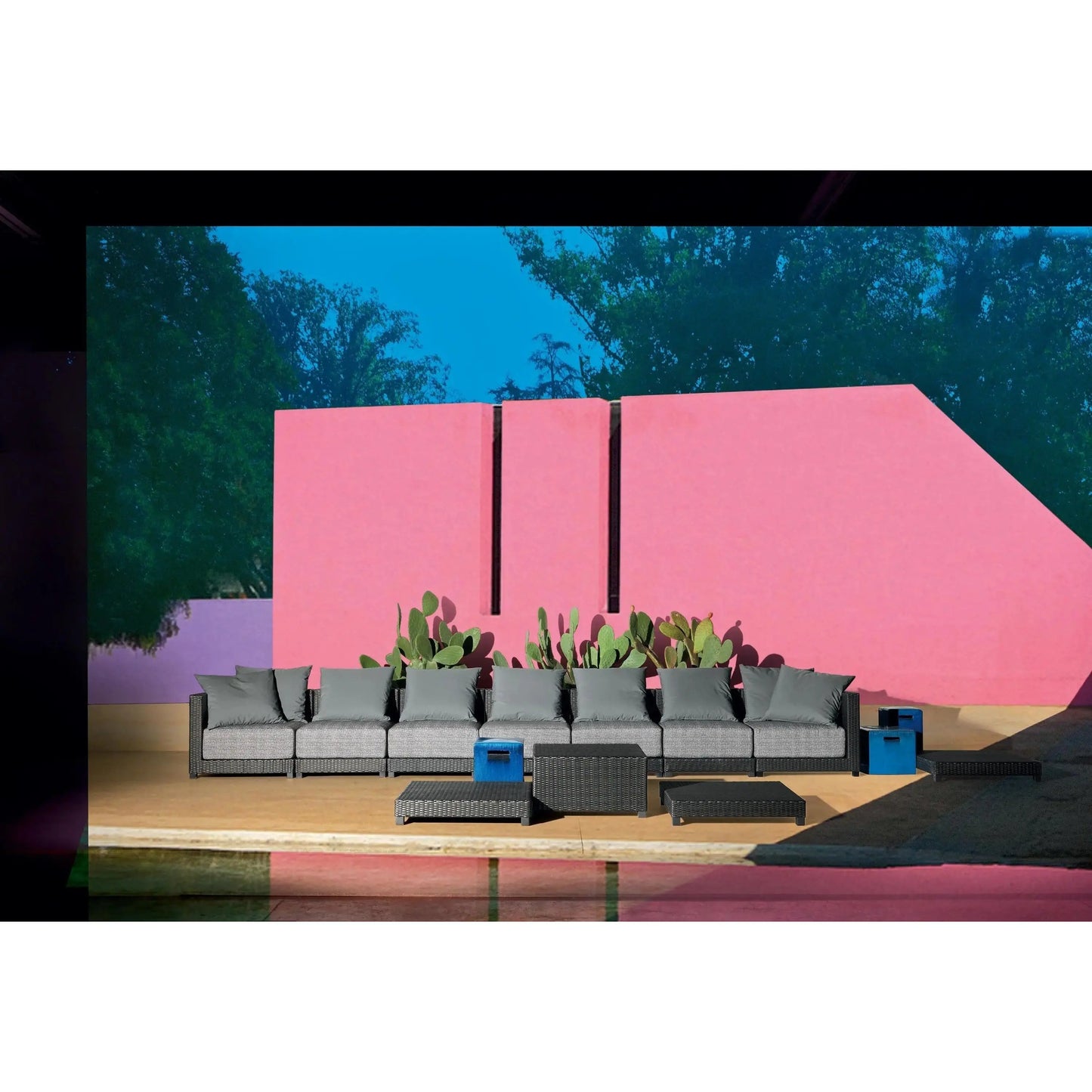 InOut 43 Ceramic Side Table / Ottoman | Gervasoni | JANGEORGe Interior Design