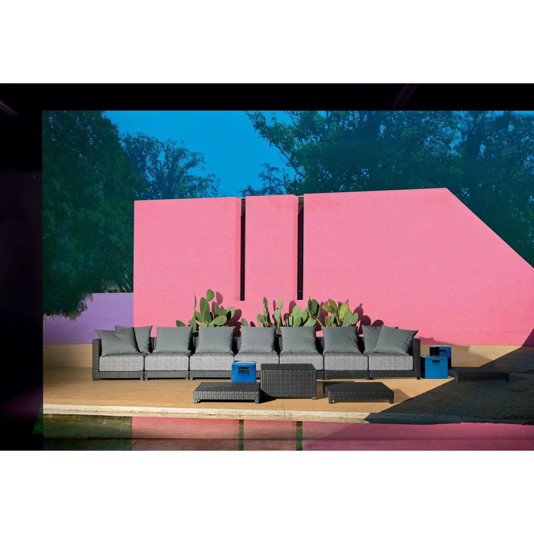 InOut 43 Ceramic Side Table / Ottoman | Gervasoni | JANGEORGe Interior Design