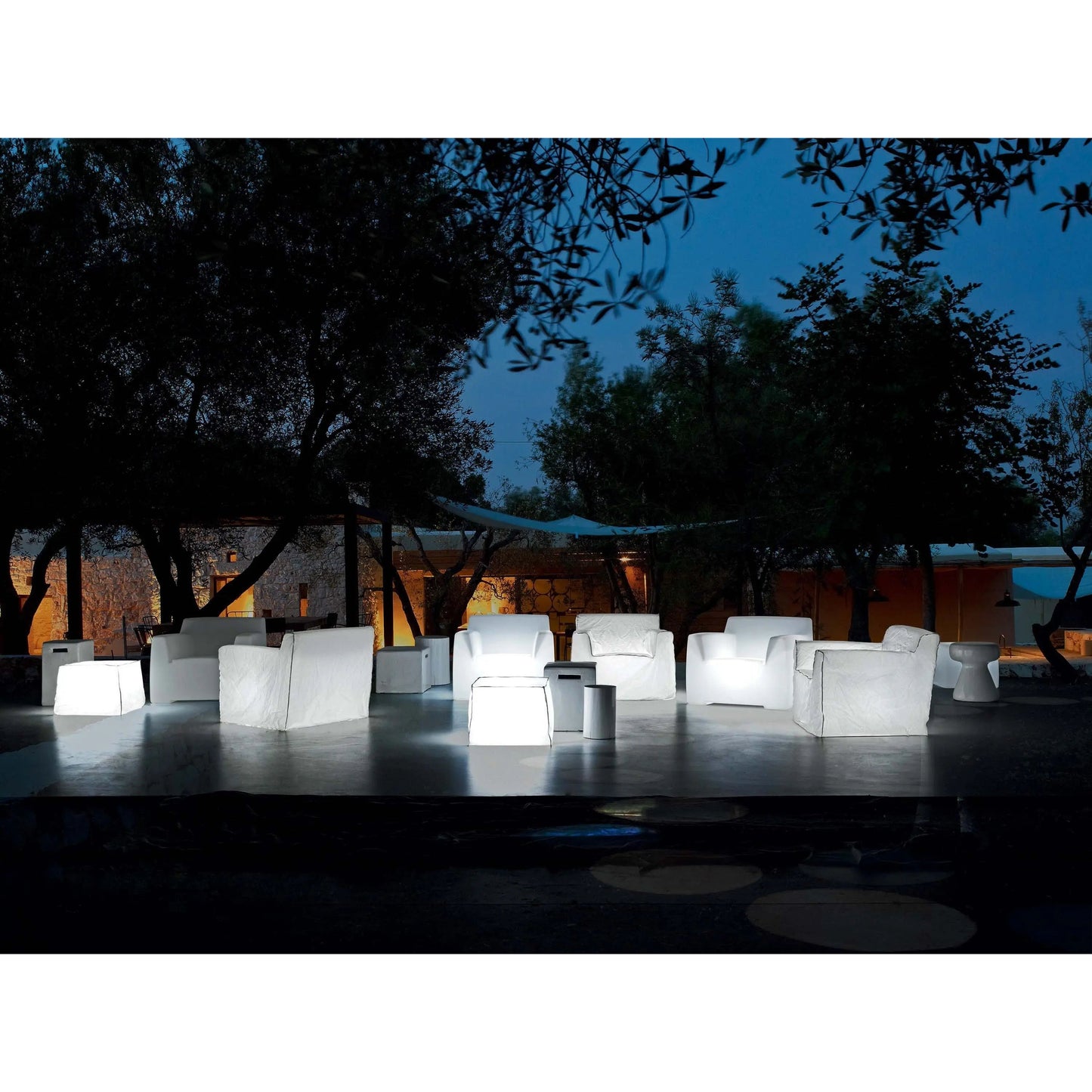 InOut 44 Ceramic Side Table / Ottoman | Gervasoni | JANGEORGe Interior Design