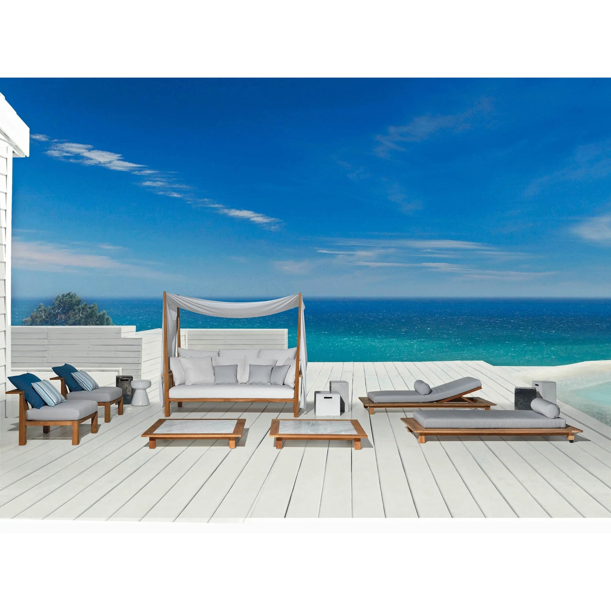 InOut 44 Ceramic Side Table / Ottoman | Gervasoni | JANGEORGe Interior Design