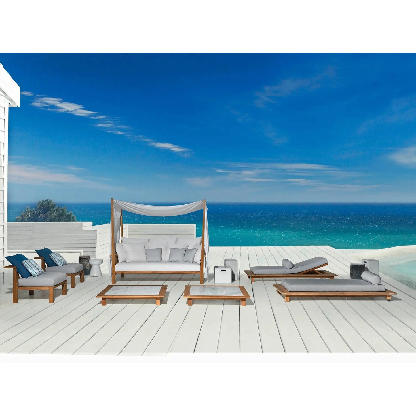 InOut 43 Ceramic Side Table / Ottoman | Gervasoni | JANGEORGe Interior Design