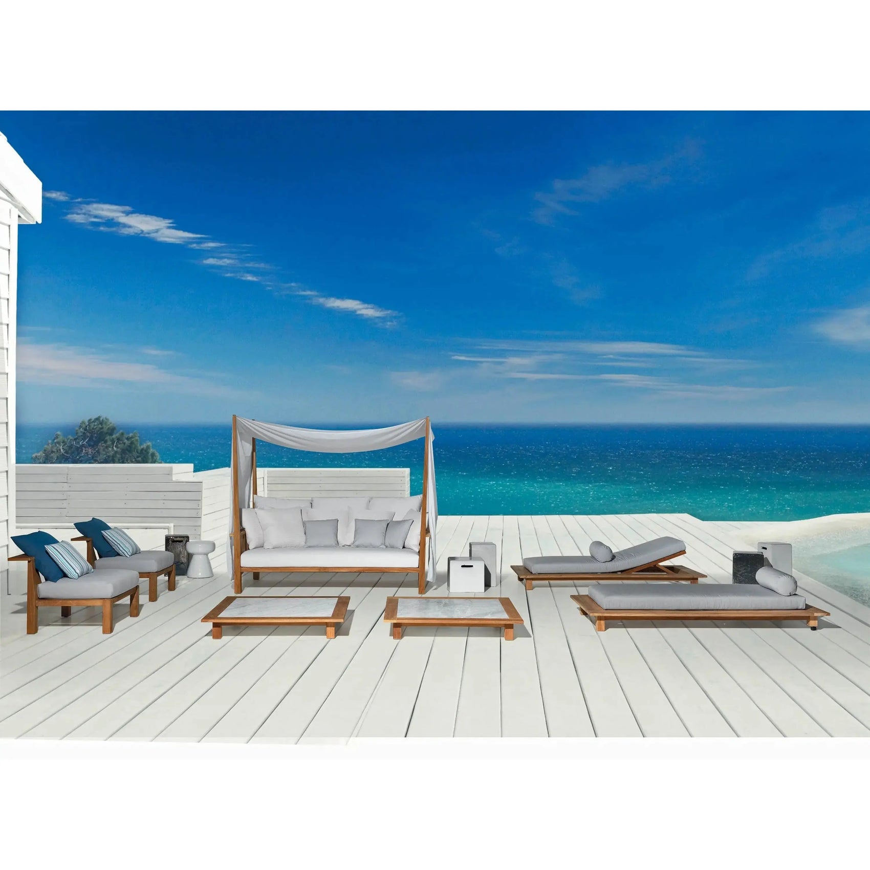 InOut 42 Ceramic Side Table / Ottoman | Gervasoni | JANGEORGe Interior Design