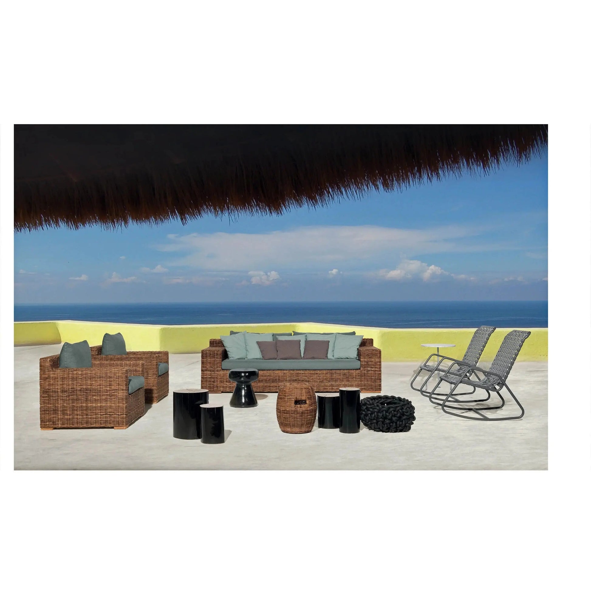 InOut 42 Ceramic Side Table / Ottoman | Gervasoni | JANGEORGe Interior Design