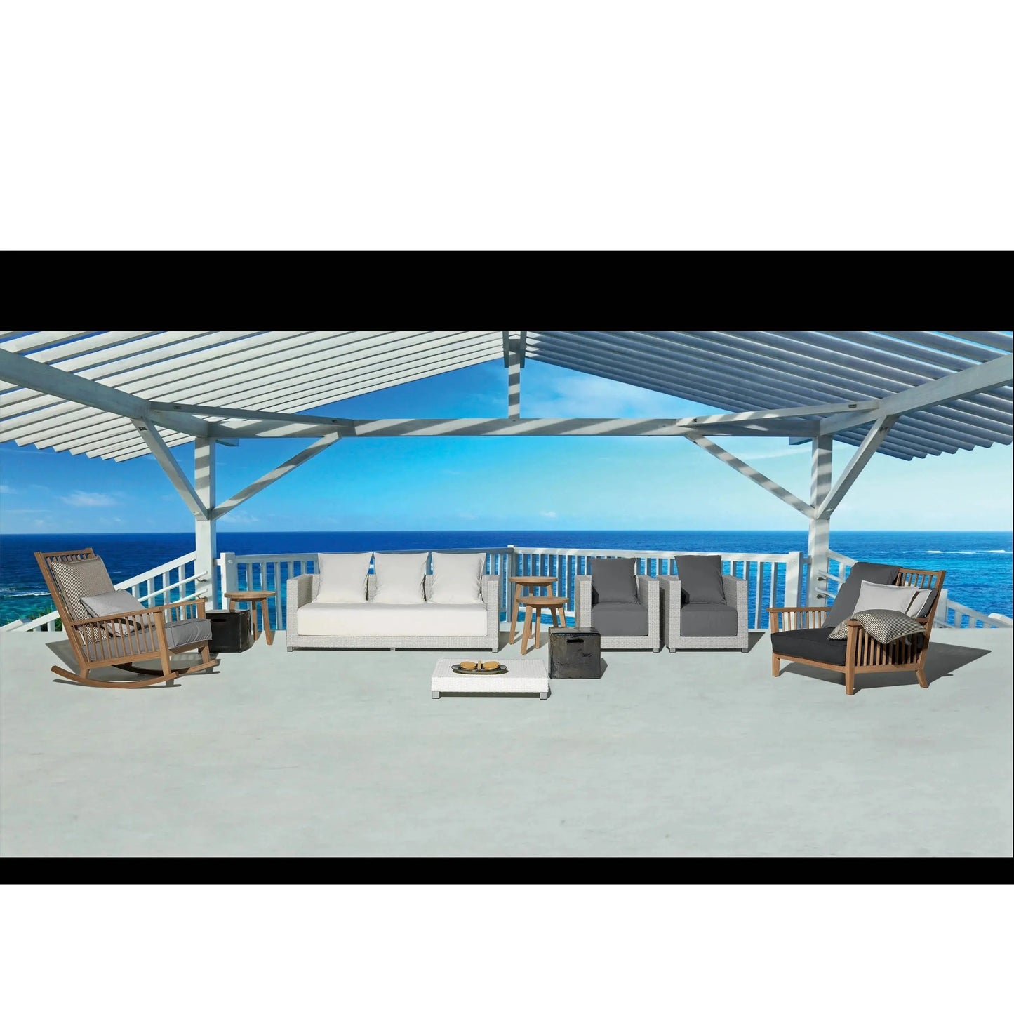 InOut 42 Ceramic Side Table / Ottoman | Gervasoni | JANGEORGe Interior Design