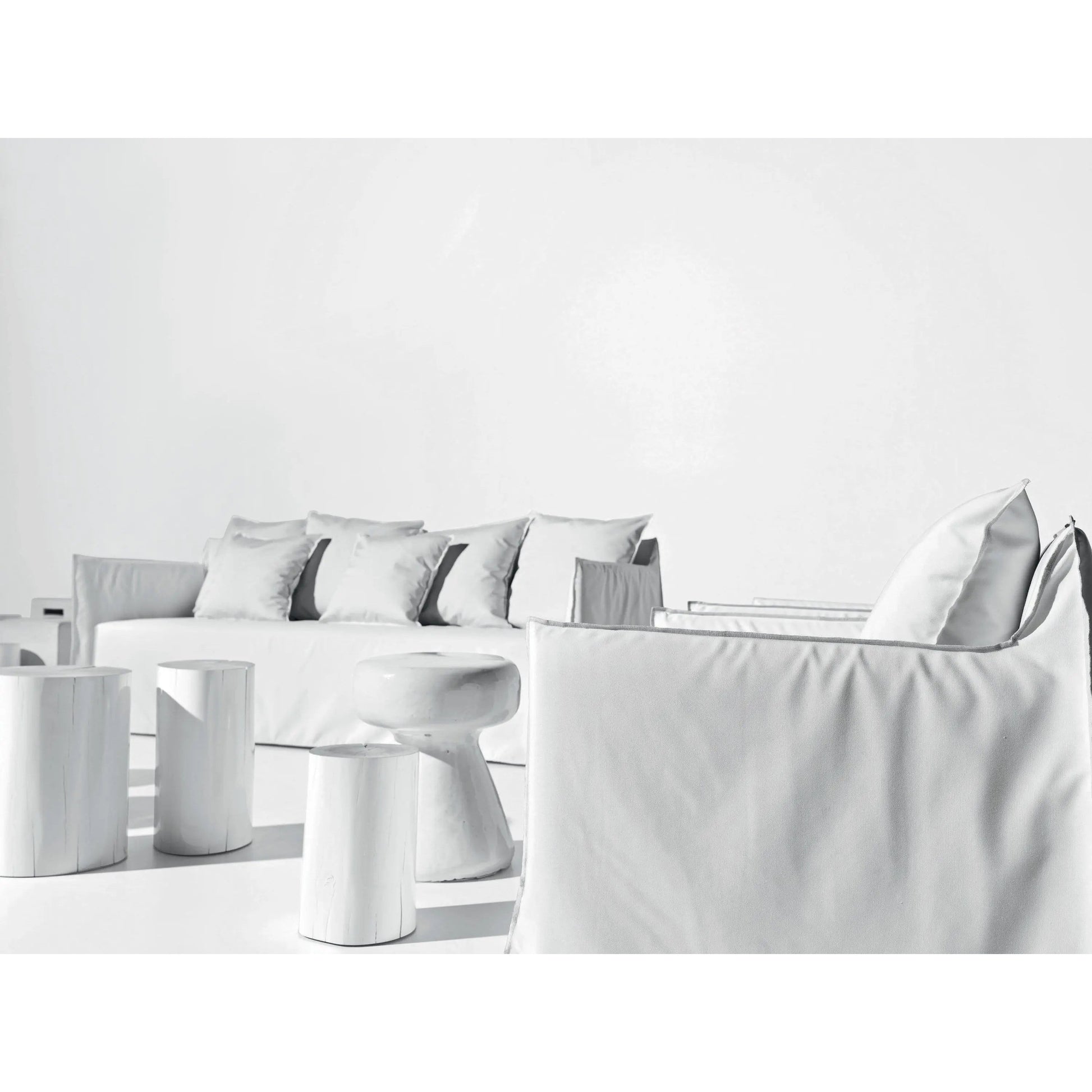 InOut 44 Ceramic Side Table / Ottoman | Gervasoni | JANGEORGe Interior Design