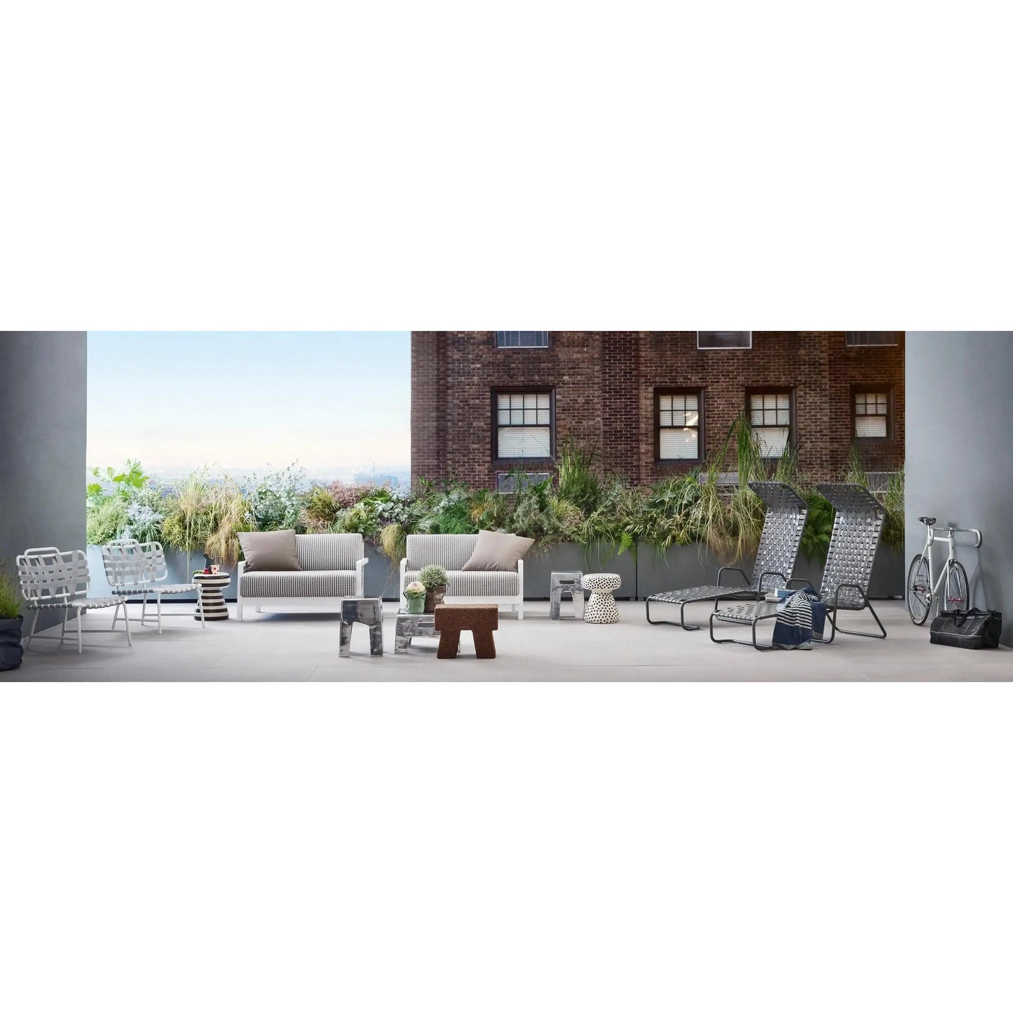 InOut 41 Ceramic Side Table / Ottoman | Gervasoni | JANGEORGe Interior Design