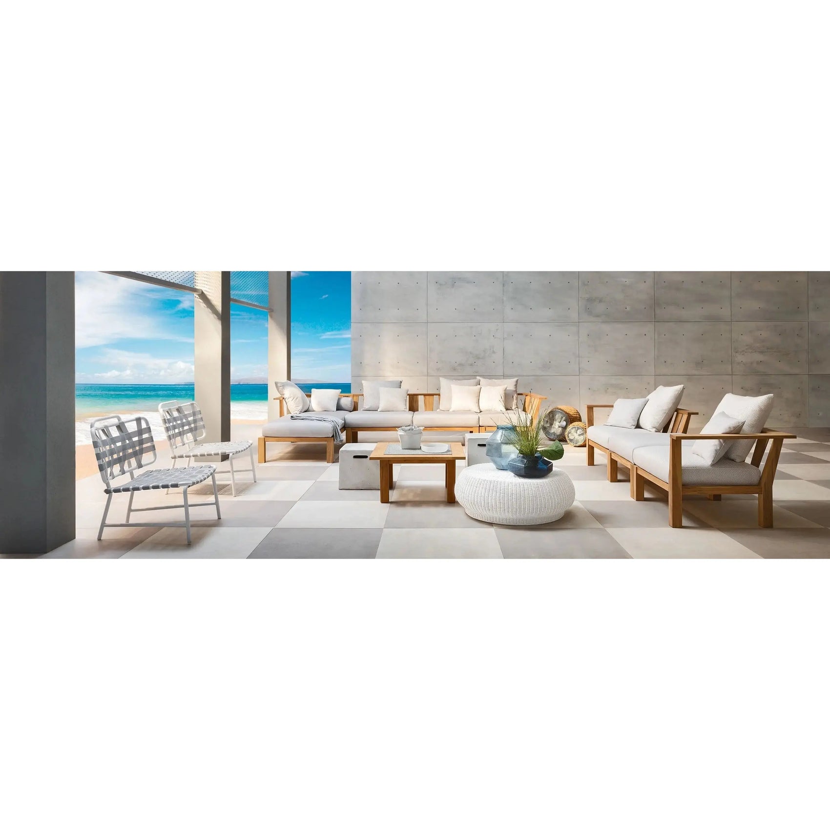 InOut 41 Ceramic Side Table / Ottoman | Gervasoni | JANGEORGe Interior Design