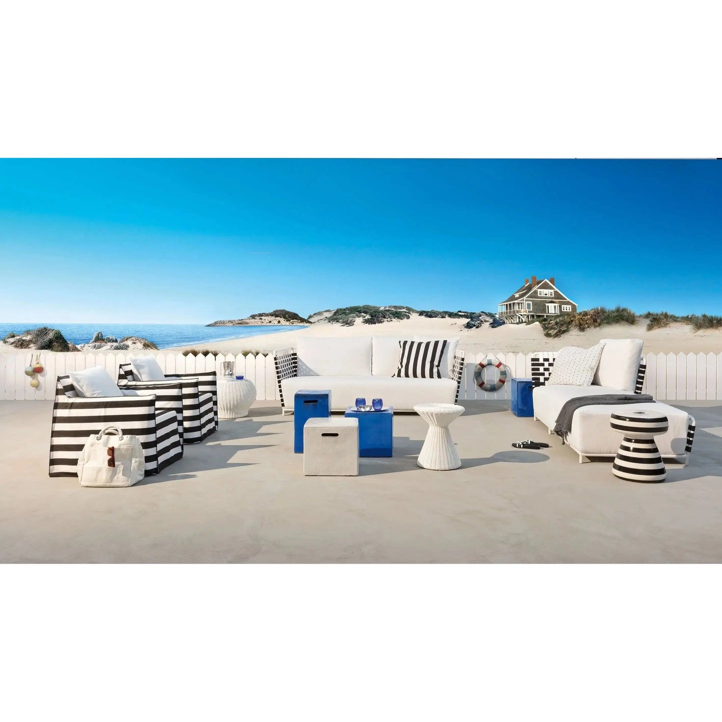 InOut 41 Ceramic Side Table / Ottoman | Gervasoni | JANGEORGe Interior Design