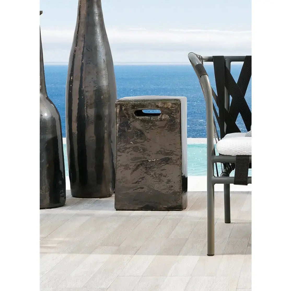 InOut 43 Ceramic Side Table / Ottoman | Gervasoni | JANGEORGe Interior Design