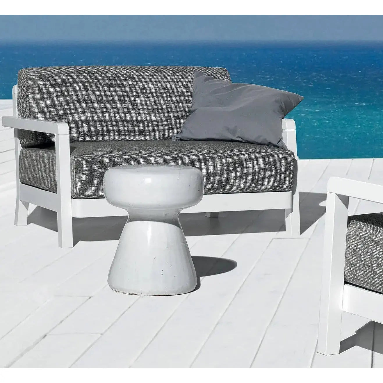 InOut 44 Ceramic Side Table / Ottoman | Gervasoni | JANGEORGe Interior Design