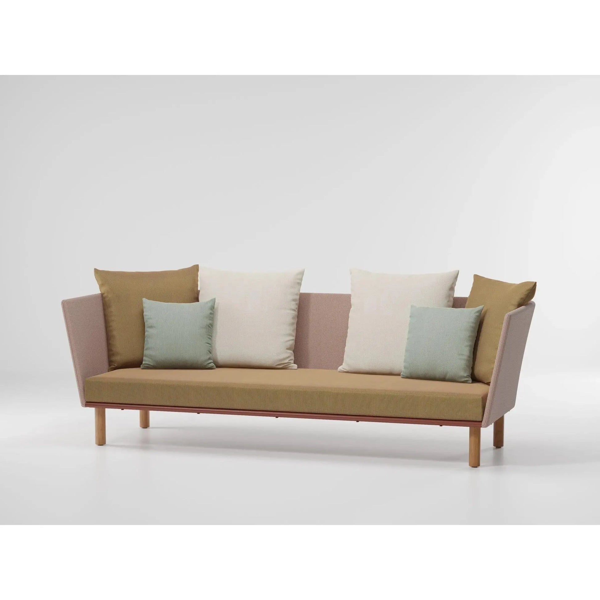 Bitta - 3-Seater sofa parallel teak legs | Kettal | JANGEORGe Interior Design