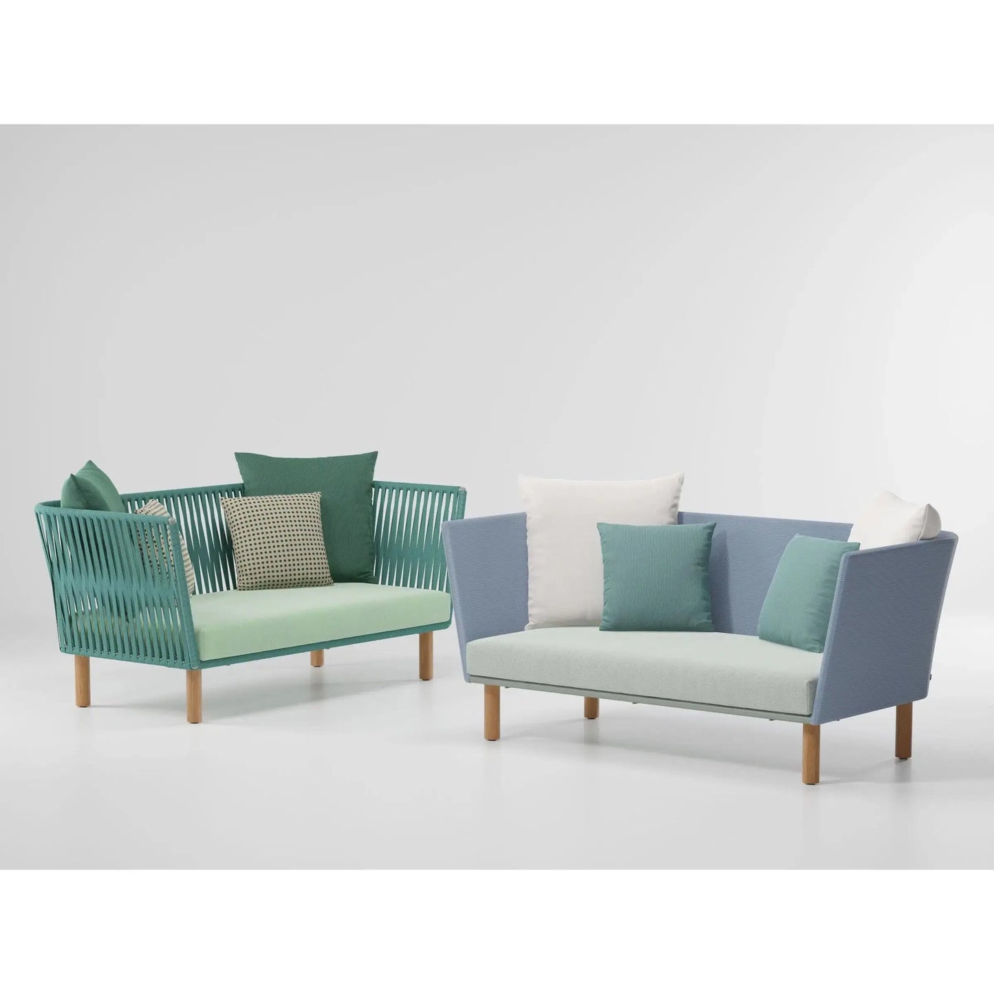 Bitta - 2-Seater sofa wood legs | Kettal | JANGEORGe Interior Design