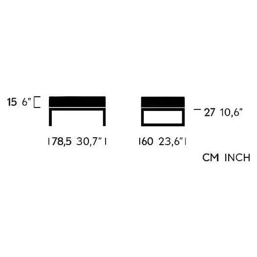 Landscape - Footstool | Kettal | JANGEORGe Interior Design