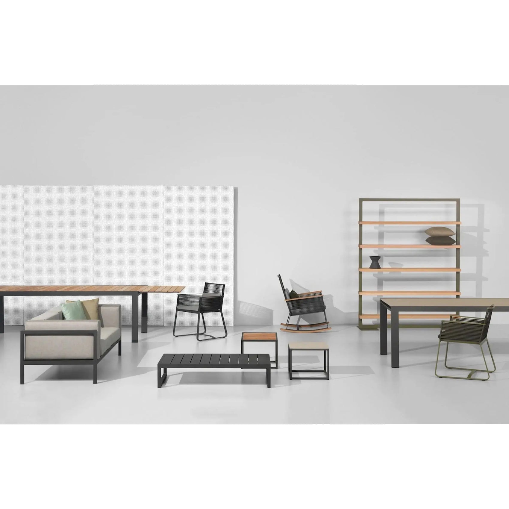 Landscape - Teak Side Table | Kettal | JANGEORGe Interior Design