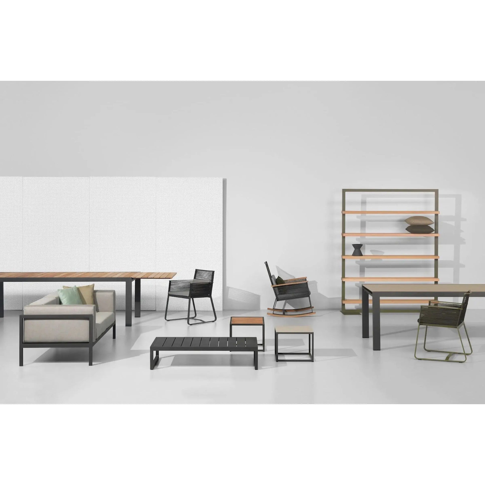 Landscape - Teak Side Table | Kettal | JANGEORGe Interior Design