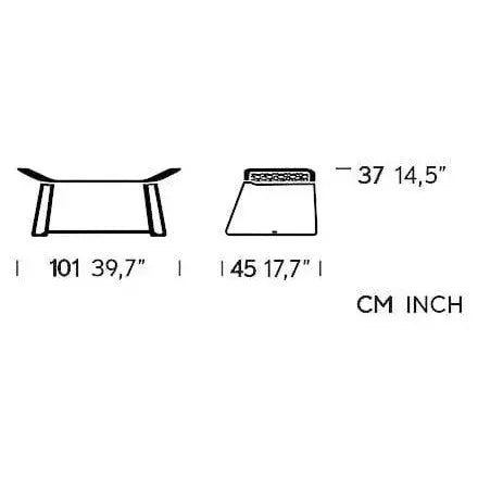 Maia - Footstool | Kettal | JANGEORGe Interior Design