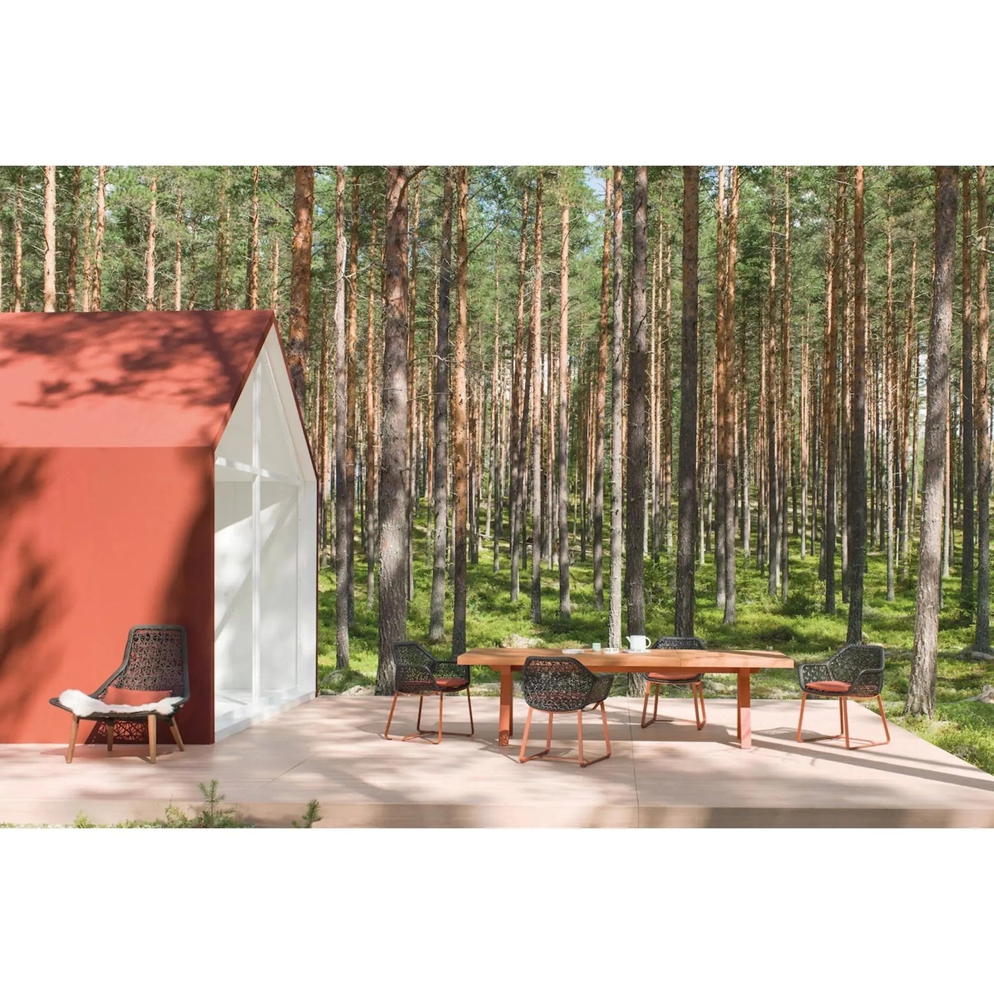 Maia - Relax Armchair Rope Teak Legs | Kettal | JANGEORGe Interior Design