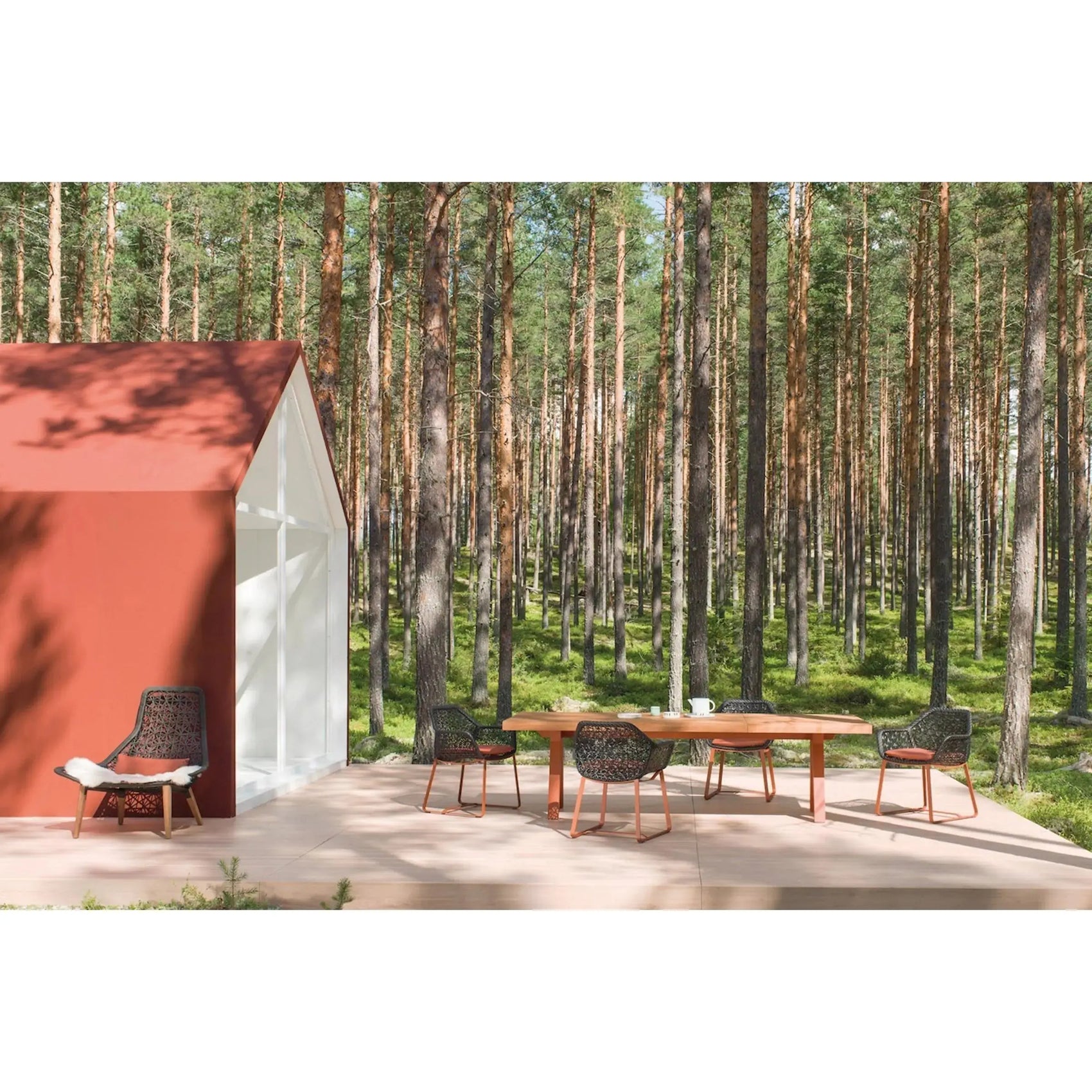 Maia - Relax Armchair Rope Teak Legs | Kettal | JANGEORGe Interior Design