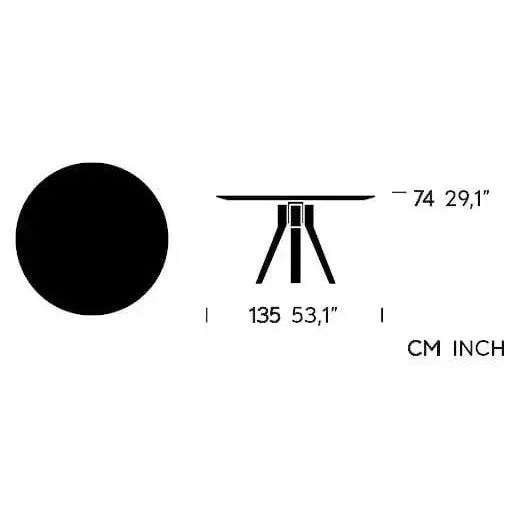 Vieques - Round Table ø135 | Kettal | JANGEORGe Interior Design