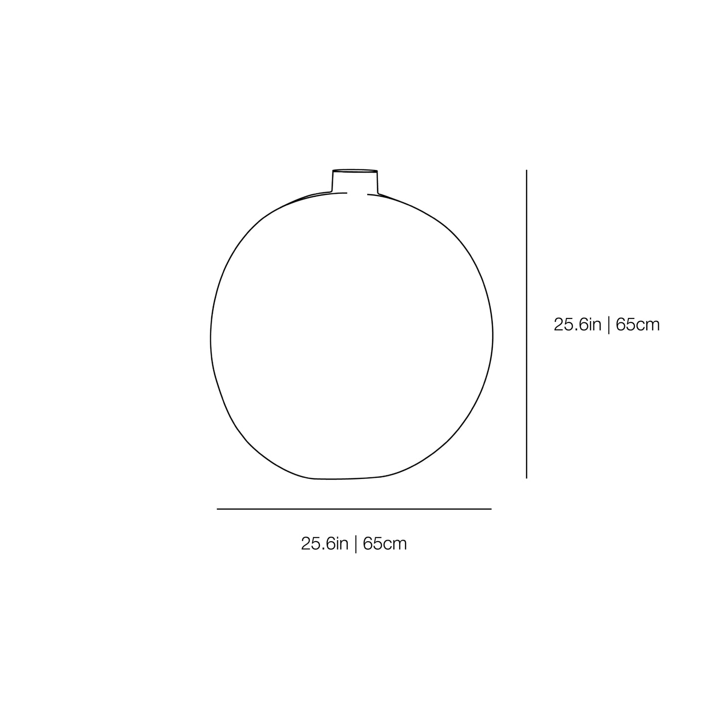 Luna 65 Vase | Kose Milano | JANGEORGe Interior Design