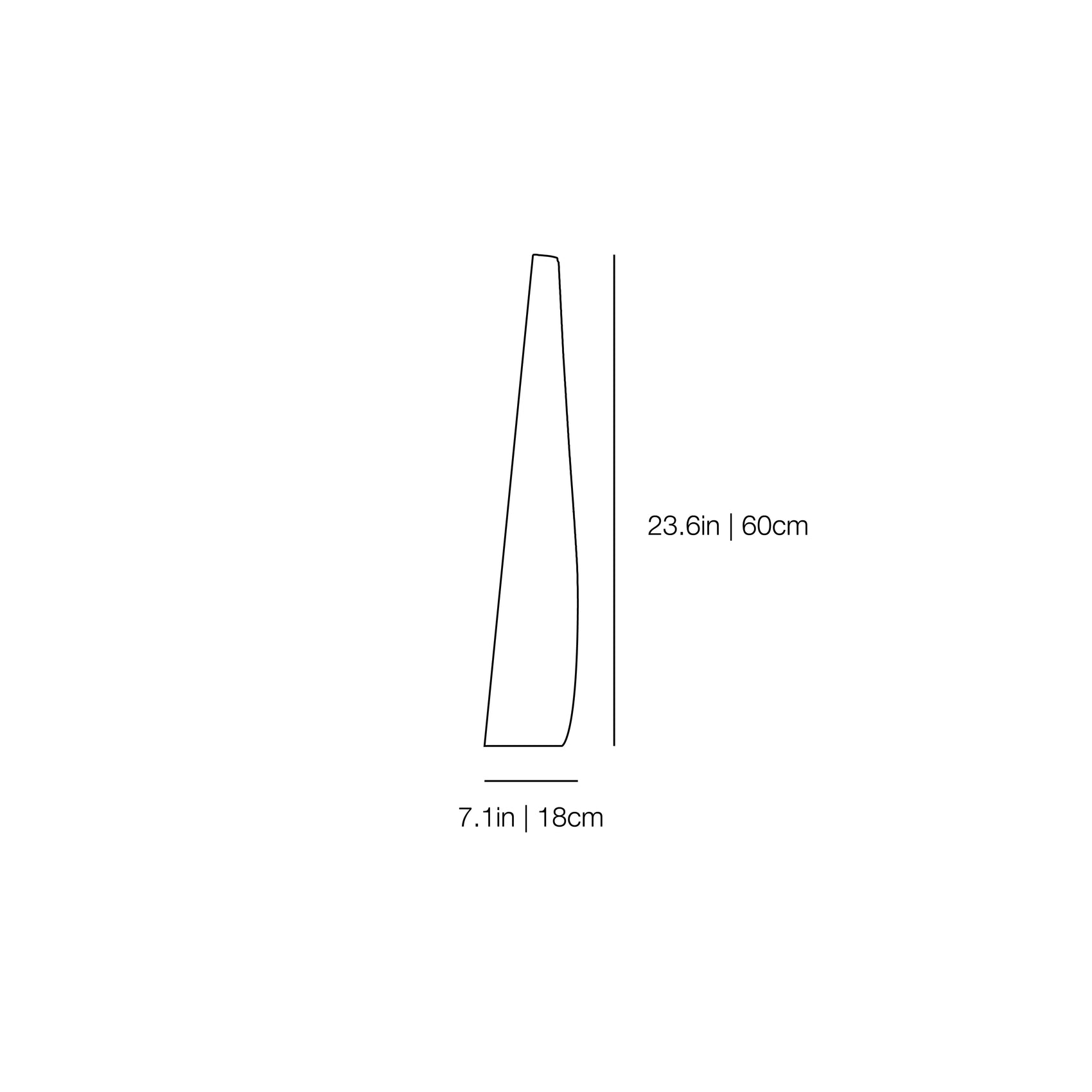 Monolite Alto Vase | Kose Milano | JANGEORGe Interior Design